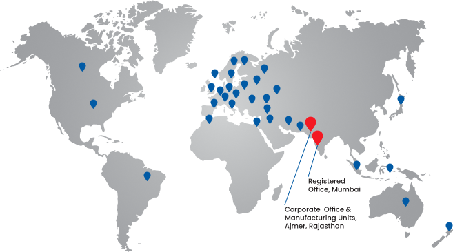 Toshcon Global Presence Map